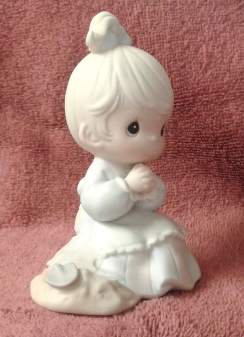 Vintage Precious Moments Figurine Sowing The Seeds Of Etsy
