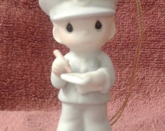 Vintage Precious Moments Ornament- "Trust & Obey" - Retired 2001