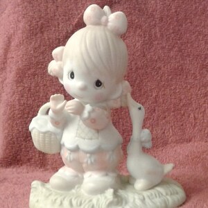 Vintage Precious Moments Figurine - &quot;Waddle I Do Without You&quot; - Clown Series - Retired 1989