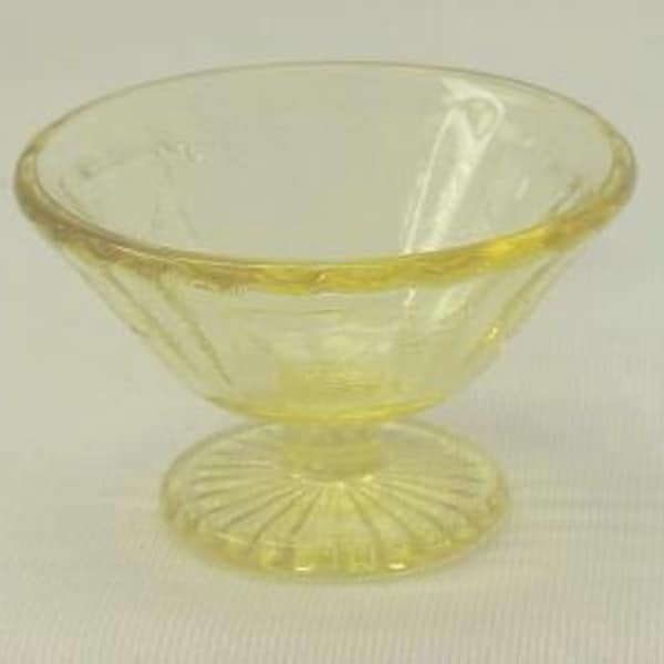 Nut Cup or Mint Dish Cameo or Ballerina Pattern Yellow or Pink - U-Pick