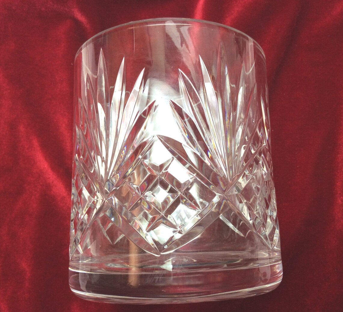 Vintage Pineapple Pattern Vase in Crystal Pressed Glass Etsy