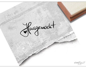 Stamp text stamp Font stamp-house made