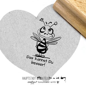 Timbro Insegnante Timbro Scuola Timbro - BEE Puoi fare meglio - Ape - Timbro Animale - Idea Regalo Insegnante Scuola Elementare