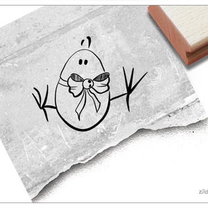 Stempel Osterstempel Osterei - Motivstempel zu Ostern, für Karten und Geschenkanhänger, Osterdeko, Tischdeko, Scrapbook, Geschenk für Kinder