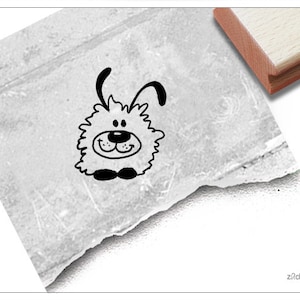Stempel Tierstempel Hund Paul - Kinderstempel für Kita, Kinderzimmer, Schule, Einschulung, Basteln und Deko, Geschenk für Kinder, Scrapbook