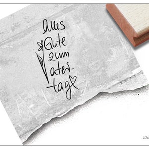 Carimbo de Feliz Dia dos Pais - Carimbo de Texto para Papai, Parabéns, Cartões e Etiquetas de Presente, Presente de Dia dos Pais, Decoração, Scrapbook