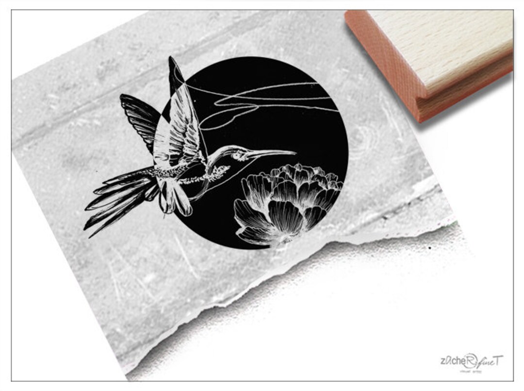 Kolibri Tierstempel Von ZAcheR-fineT - 2 Größen Für Scrapbooking & Basteln