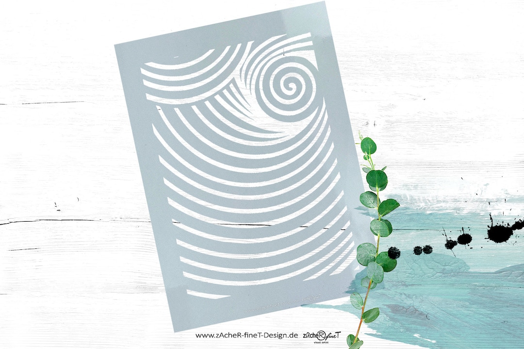 Ballettschuh Mal-Schablone 29,7x21cm - Wiederverwendbare Vorlage Für DIY | PET Material