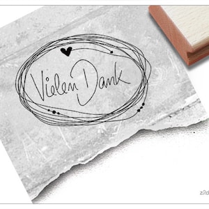 Sello MUCHAS GRACIAS escrito a mano - sello de texto para sus agradecimientos, tarjetas, cartas, etiquetas, etiquetas de regalo, regalos, manualidades, decoración