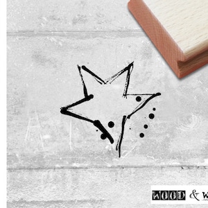 Stempelster - motiefstempel voor Kerstmis, kaarten en cadeaukaartjes, knutselwerkjes, tafeldecoraties, plakboek- en kunstdagboek, bullet journal, BuJo