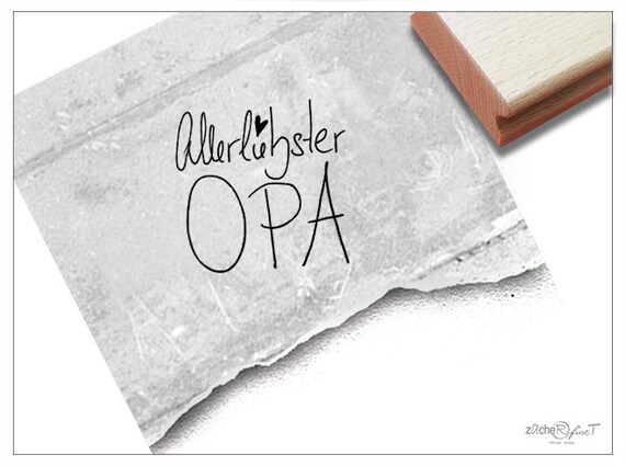 Geburtstagsstempel Handschrift - Textstempel Für Karten & Geschenke 39x19mm