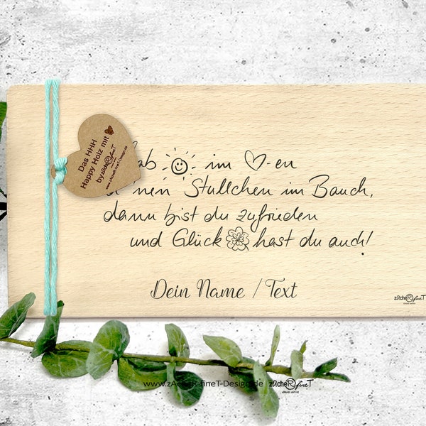 Holzbrett mit spruch Etsy.de