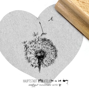 Carimbo de dente-de-leão | Carimbo de flor dente de leão | Guarda-chuva aviador dente-de-leão | Para fazer cartões, embrulhos de presentes, papel Raysin