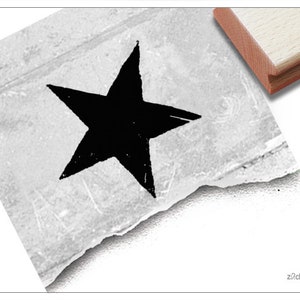 Tampon de Noël VINTAGE STAR - tampon illustré non seulement pour Noël, cartes, étiquettes cadeaux, cadeaux, décorations de Noël, travaux manuels