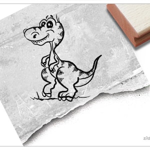 Stempel Tierstempel DINO-Baby - Dinosaurier Kinderstempel, Geschenk für Kinder, Kita, Kinderzimmer, Schule, Geburtstag, Einschulung, Basteln