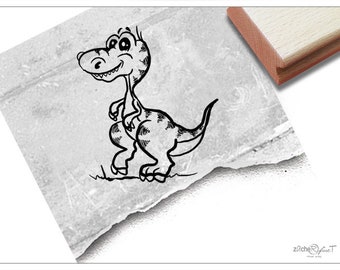 Stempel Tierstempel DINO-Baby - Dinosaurier Kinderstempel, Geschenk für Kinder, Kita, Kinderzimmer, Schule, Geburtstag, Einschulung, Basteln