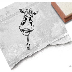Stempel Pferd, Pony - Tierstempel Horse, Reiten, Reiterhof, für Kita u. Kinderzimmer, Pferdestempel, Basteln, Geschenk für Kinder, Scrapbook