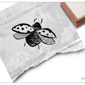 Stempel Tierstempel MARIENKÄFER - Kinderstempel, Geschenk für Kinder, Kita, Kinderzimmer, Schule, Geburtstag, Einschulung, Basteln, Deko