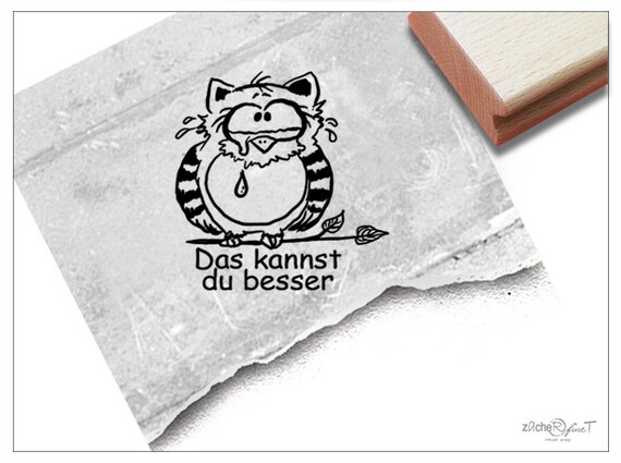 Lehrerstempel 'Du Kannst Es Besser!' – Motiv Vogel/Tier, Ca. 3x4 Cm, Für Schule & Zuhause