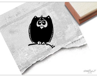 Stamp animal stamp owl - forest animal, children's stamp for daycare, children's room, school, school enrollment, crafts and decoration, gift for children