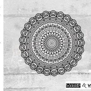 Stempelmotief stempel afbeeldingsstempel - Mandala II
