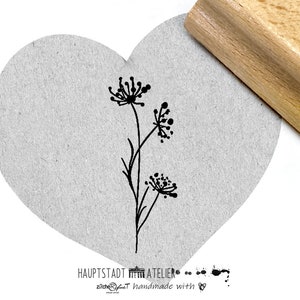 timbre silhouette de plante| Motif de tampon fleur tampon fleur | Cartes Fabrication artisanale Emballage cadeau Estampage sur papier Béton Raysin Tampons Fimo