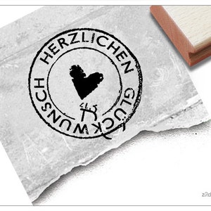 Timbro postale del francobollo - Congratulazioni