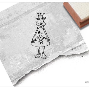 Stempel Kinderstempel - FROSCHKÖNIGIN