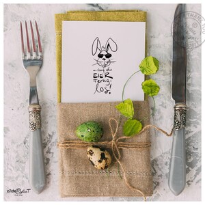 Handgefertigter Osterstempel ‚Hase Auf Blume‘ – Motivstempel Zum Basteln, Für Karten & Scrapbooking