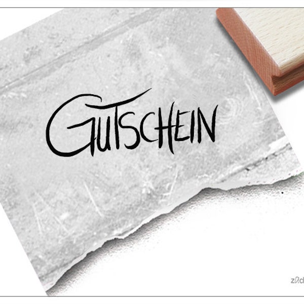 Stempel Textstempel Schriftstempel - GUTSCHEIN