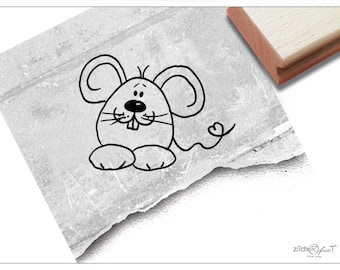 Stempel Kinderstempel - Melli Maus ღ