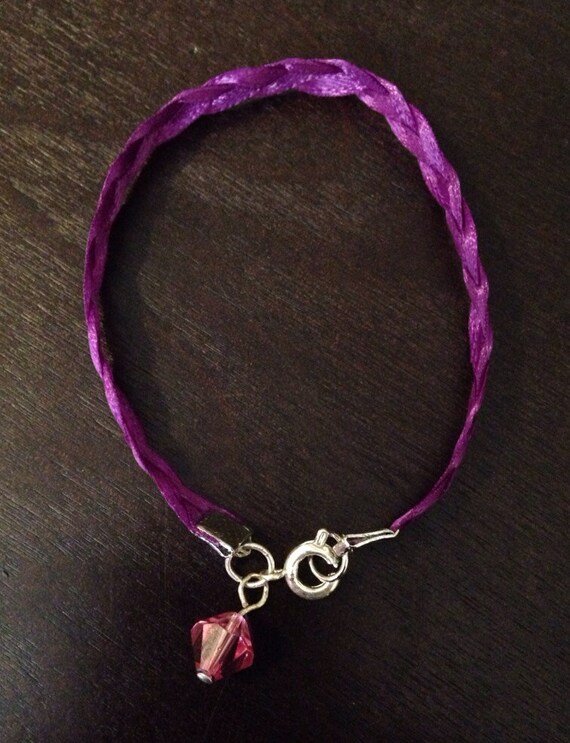 ribbon tie bracelet