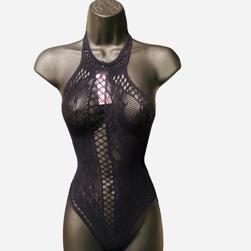 Fishnet Bodysuit main image 1