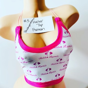 Halter top  PATTERN ONLY