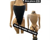 Digital Halter top one piece PATTERN ONLY