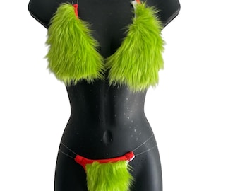 Grinch Bikini Set