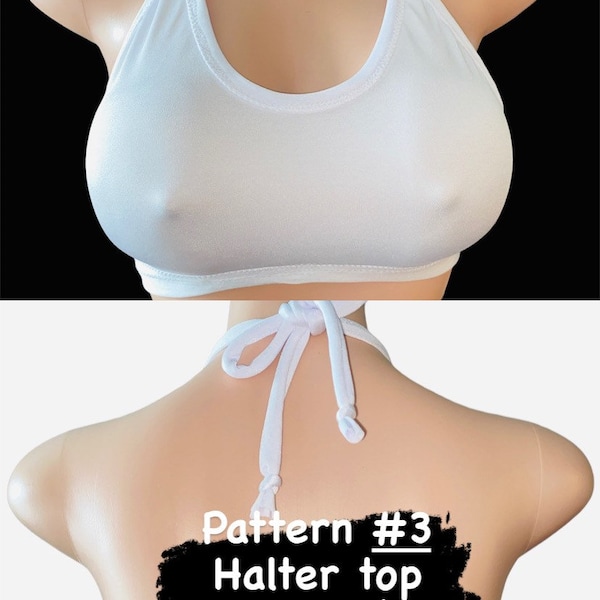 Halter top digital pattern