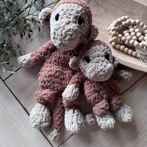 Crochet Monkey | Crochet Mini Monkey | Crochet animals | Crochet Lovey | Crochet Amigurumi |