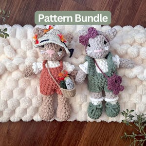 Crochet Cat Pattern Bundle Boy And Girl Cat Pattern No Sew Cat Doll Pattern Fisherman Cat Plush Pattern Dress Up Cat Pattern Cat Lover Gift