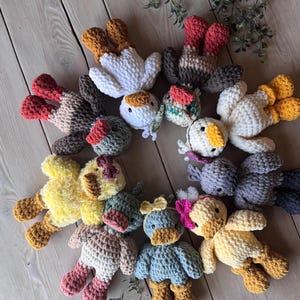 Crochet duck pattern bundle