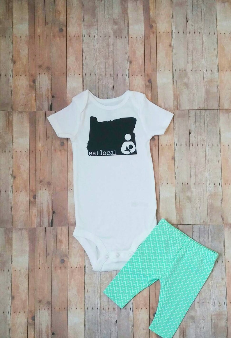Breastfeeding bodysuit nursing baby onesie eat local baby shower gift monochrome baby outfit infant bodysuit state breastfeeding