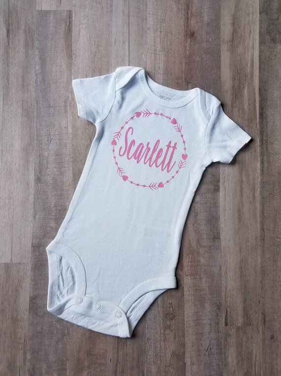 etsy personalized baby clothes