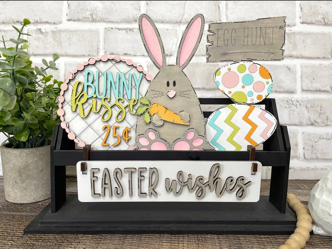 Interchangeable Wagon Set | Mini Signs| Shelf Sitter | Spring Decor ...