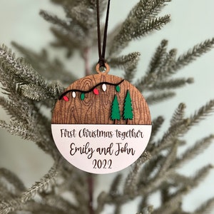 First Christmas together | Couples ornament