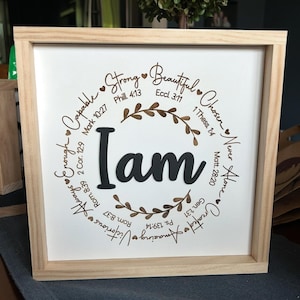 I am affirmation sign