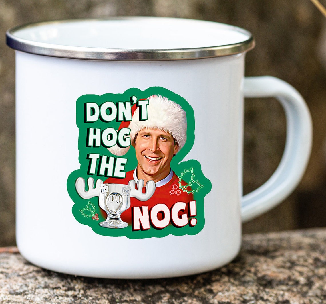 Christmas Vacation Coffee Mug Egg Nog Metal Camp Mug  Etsy