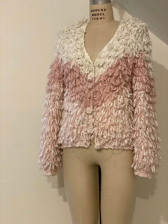 Ombré /Shag /70’s / Hippie/ Jacket