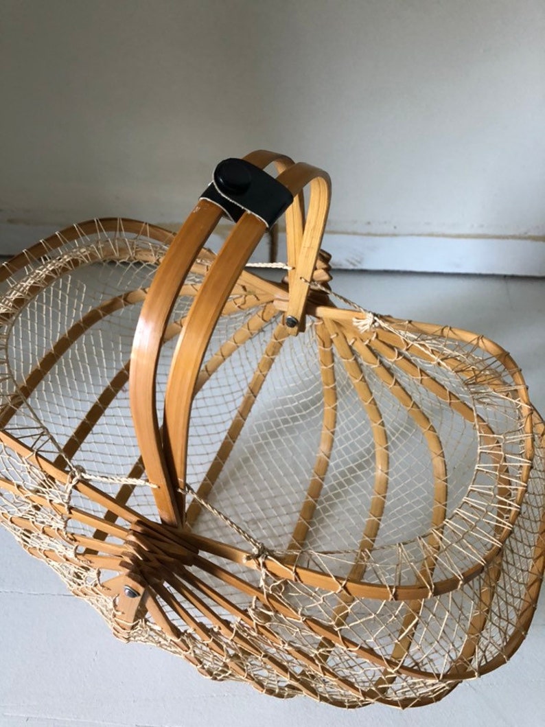 Farmers Market Net Bamboo Purse Tote