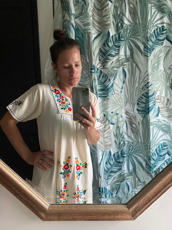 Embroidered Flower Native Dress - image 1