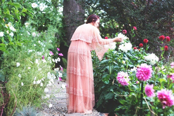 Fabulous 70’s/Dusty Rose/Wedding/Bridesmaids Dress